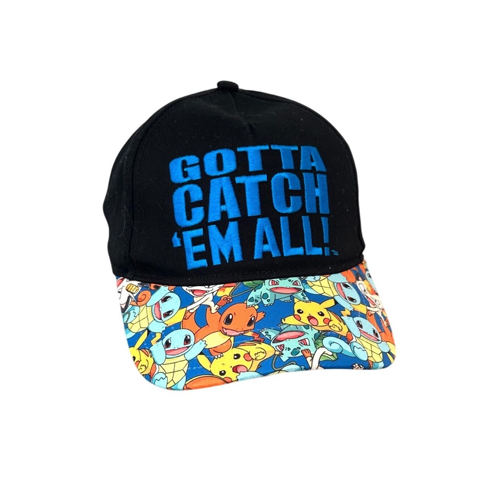 Pokemon Gotta Catch "Em All Snapback Hat‎ Cap